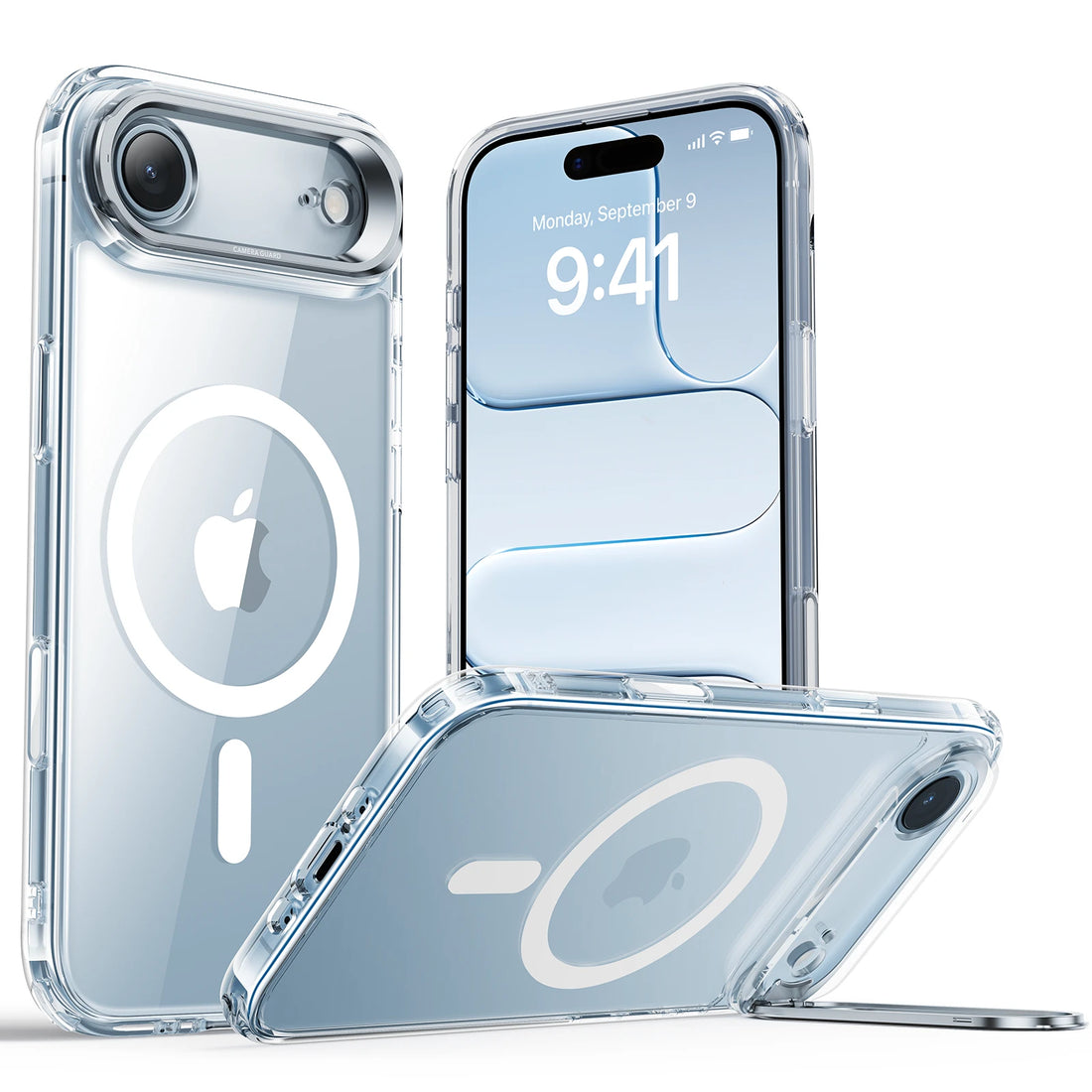 iPhone Air Classic Hybrid Magnetic Case (Camera Control, Stash Stand) - Clear ESR ESR