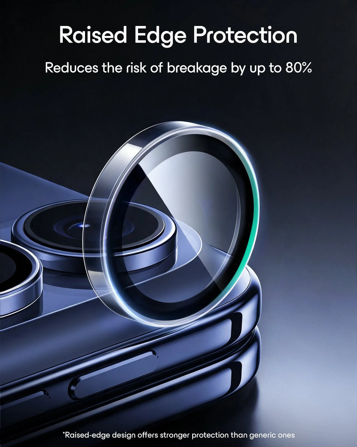 ESR Clear iPhone Duo Armorite Camera Lens Protector Raised Edge Protection