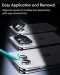 esr Silver iPhone Duo Armorite Camera Lens Protector Easy Application and Removal