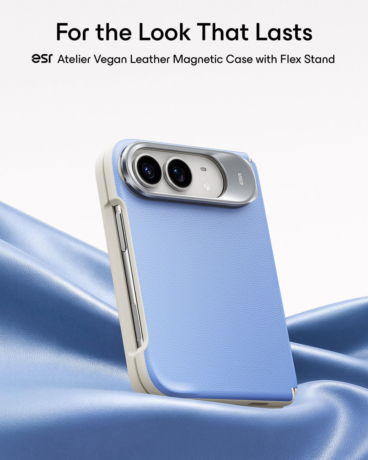 Misty Vegan Leather iPhone Duo Magsafe Case with Stand For the Look That Lasts