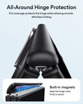 ESR Clear Black iPhone 18 Pro Max Magsafe Slim Phone Case with Stand All-Around Hinge Protection