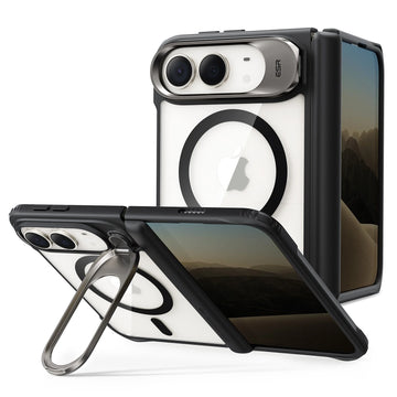 Clear Black iPhone 18 Pro Max Magsafe Slim Phone Case with Stand new