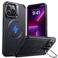 iPhone 13 Pro Cyber Tough Magnetic Case (Stash Stand) - Black（副本） ESR ESR
