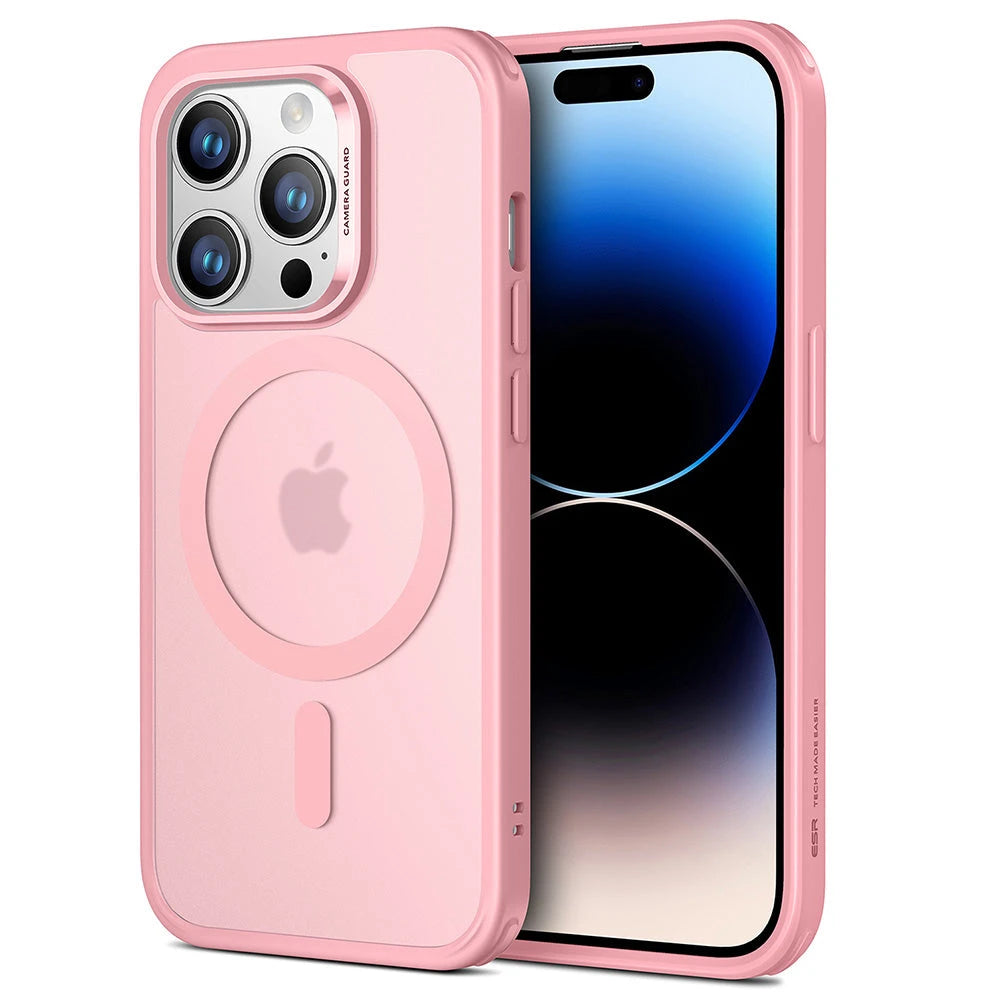 iPhone 14 Pro Classic Hybrid Case (HaloLock) - Frosted Pink ESR ESR