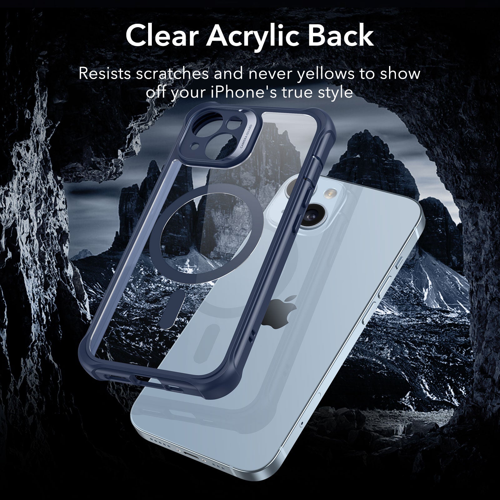 iPhone 14 Armor Tough Case (HaloLock) - Clear Blue ESR ESR