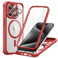 iPhone 15 Pro Armor Tough Case (HaloLock) - Clear Red ESR ESR