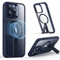 iPhone 15 Pro Boost Flickstand Case (HaloLock) - Clear Dark Blue ESR