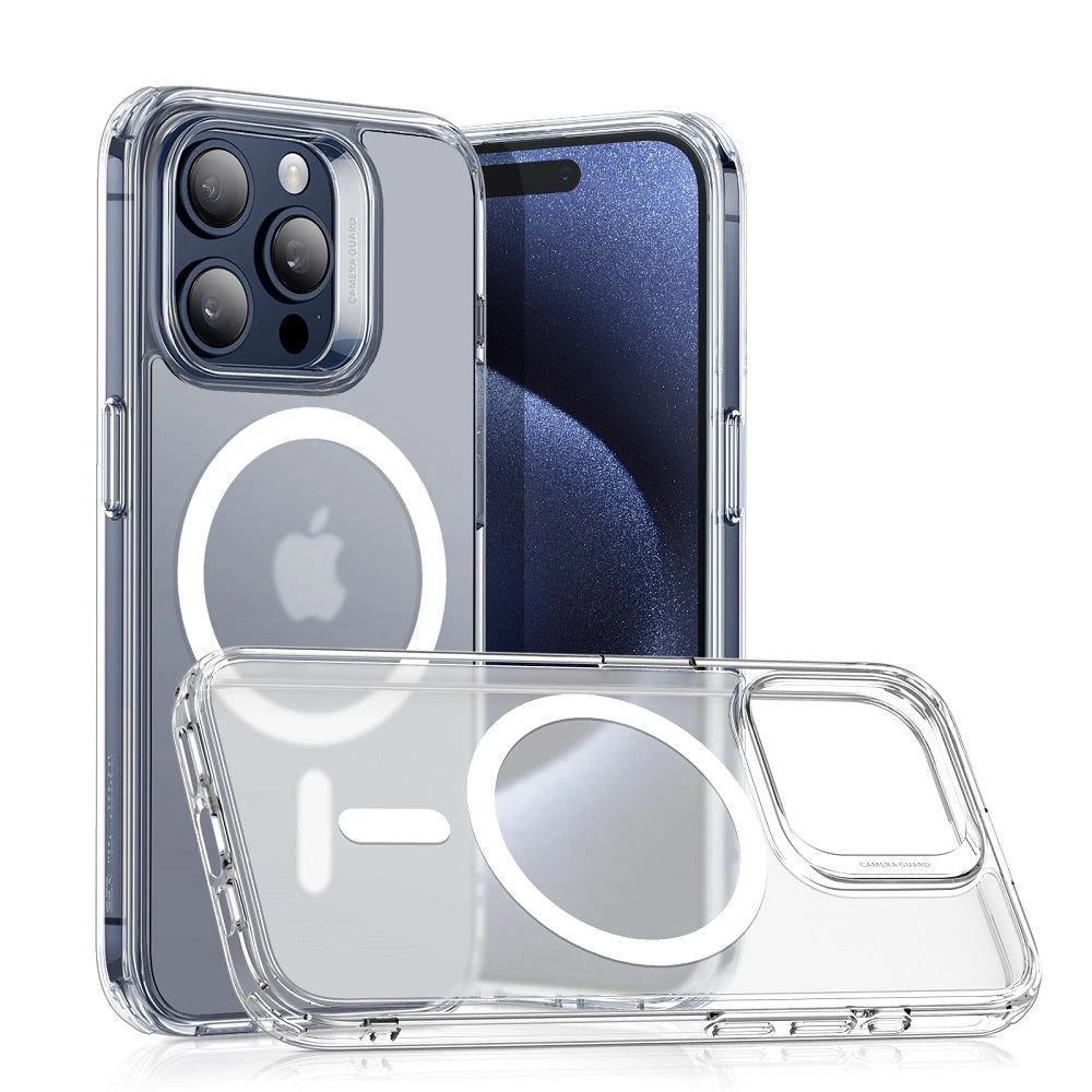 iPhone 15 Pro Classic Hybrid Case (HaloLock) - Frosted Clear ESR ESR