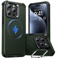iPhone 15 Pro Max Cyber Tough Case with Stash Stand (HaloLock) - Dark Green ESR ESR
