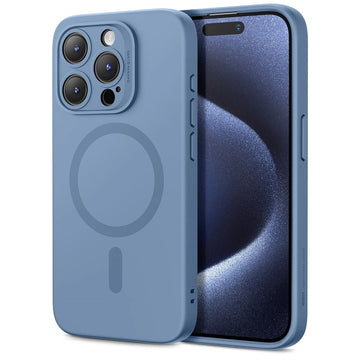 iPhone 15 Pro Max Cloud Soft Case (HaloLock) - Light Blue ESR ESR