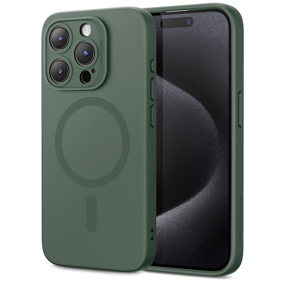 iPhone 15 Pro Cloud Soft Case (HaloLock) - Green ESR ESR