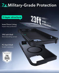 iPhone 13 Pro Cyber Tough Magnetic Case (Stash Stand) - Black（副本） ESR ESR