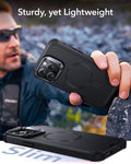 iPhone 13 Pro Cyber Tough Magnetic Case (Stash Stand) - Black（副本） ESR ESR