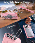 iPhone 13 Pro Cyber Tough Magnetic Case (Stash Stand) - Pink ESR ESR