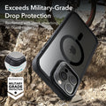 iPhone 13 Pro Max Armor Tough Case with Stash Stand (HaloLock) - Clear Black ESR ESR