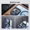 iPhone 13 Pro Max Armor Tough Case with Stash Stand (HaloLock) - Clear Blue ESR ESR