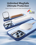 iPhone 13 Pro Max Classic Hybrid Case with Stash Stand (HaloLock) - Clear Blue ESR ESR