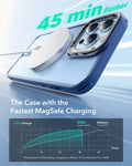 iPhone 13 Pro Max Classic Hybrid Case with Stash Stand (HaloLock) - Clear Blue ESR ESR