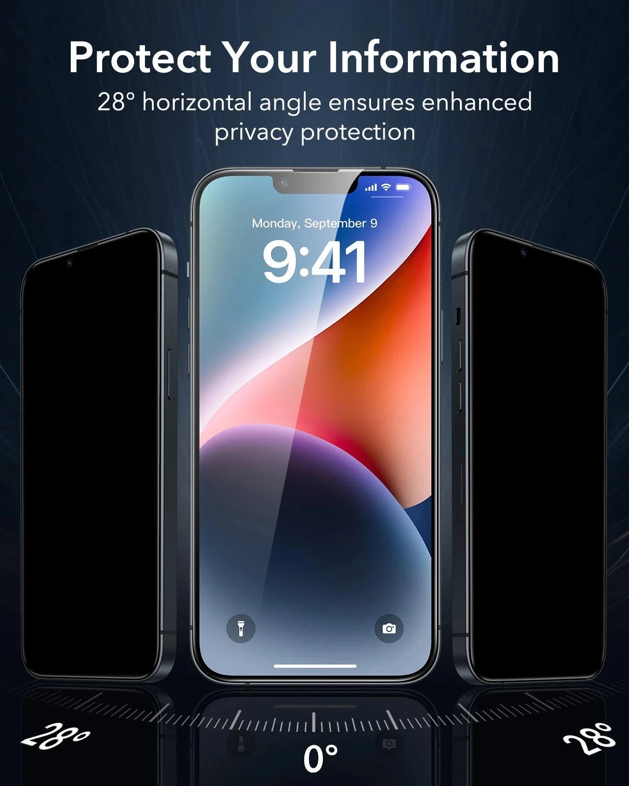 High-Grade Tough iPhone 14 Plus/13 Pro Max Privacy Screen Protector | ESR