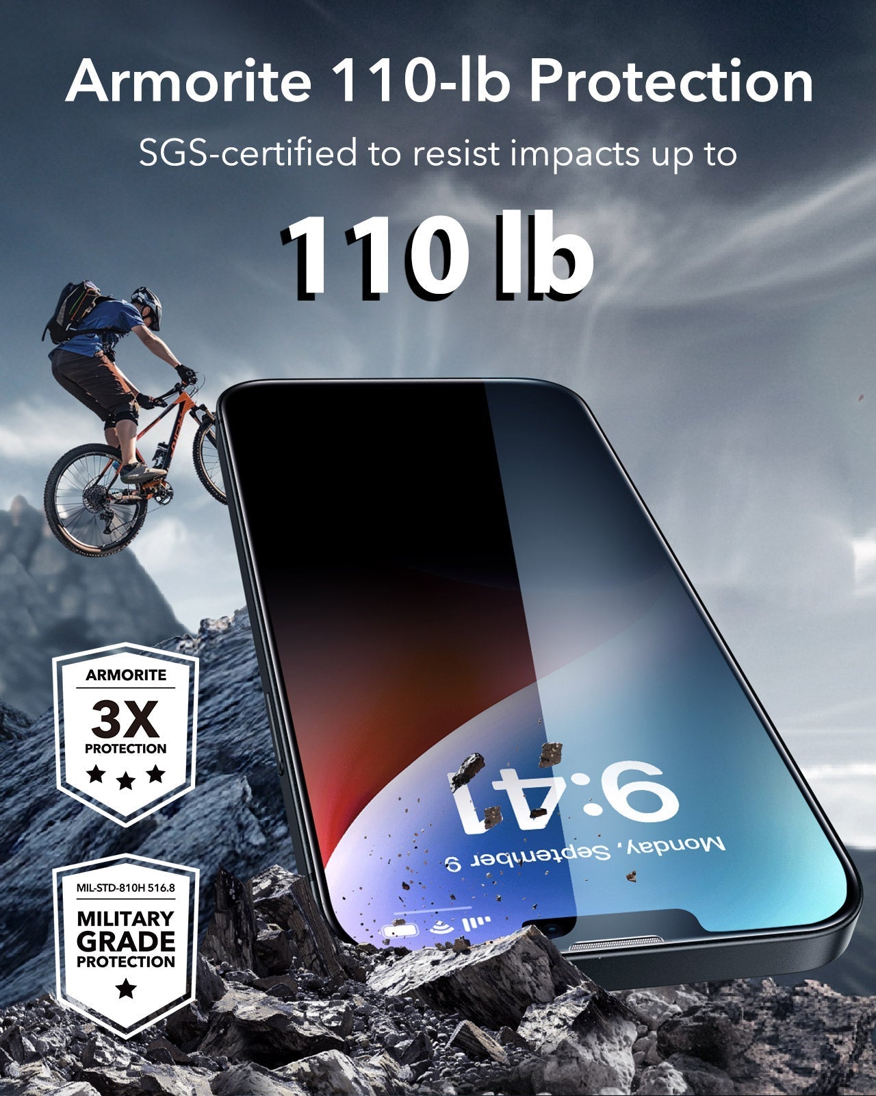 iPhone 14 Plus/13 Pro Max UltraFit Armorite Privacy Screen Protector - 3 Pack ESR ESR