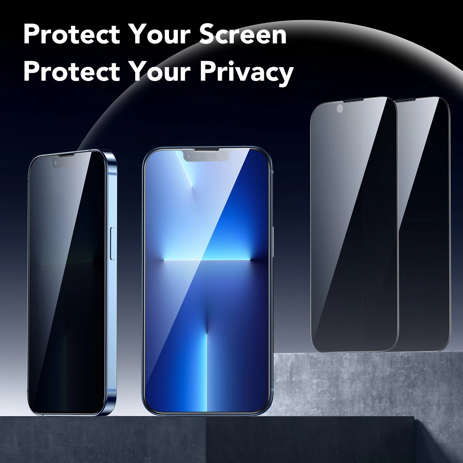 iPhone 14 Plus/iPhone 13 Pro Max Tempered-Glass Privacy Screen Protector - 3 Pack ESR ESR