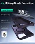 iPhone 14 Pro Cyber Tough Magnetic Case (Stash Stand) - Purple ESR ESR
