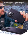 iPhone 14 Pro Cyber Tough Magnetic Case (Stash Stand) - Purple ESR ESR