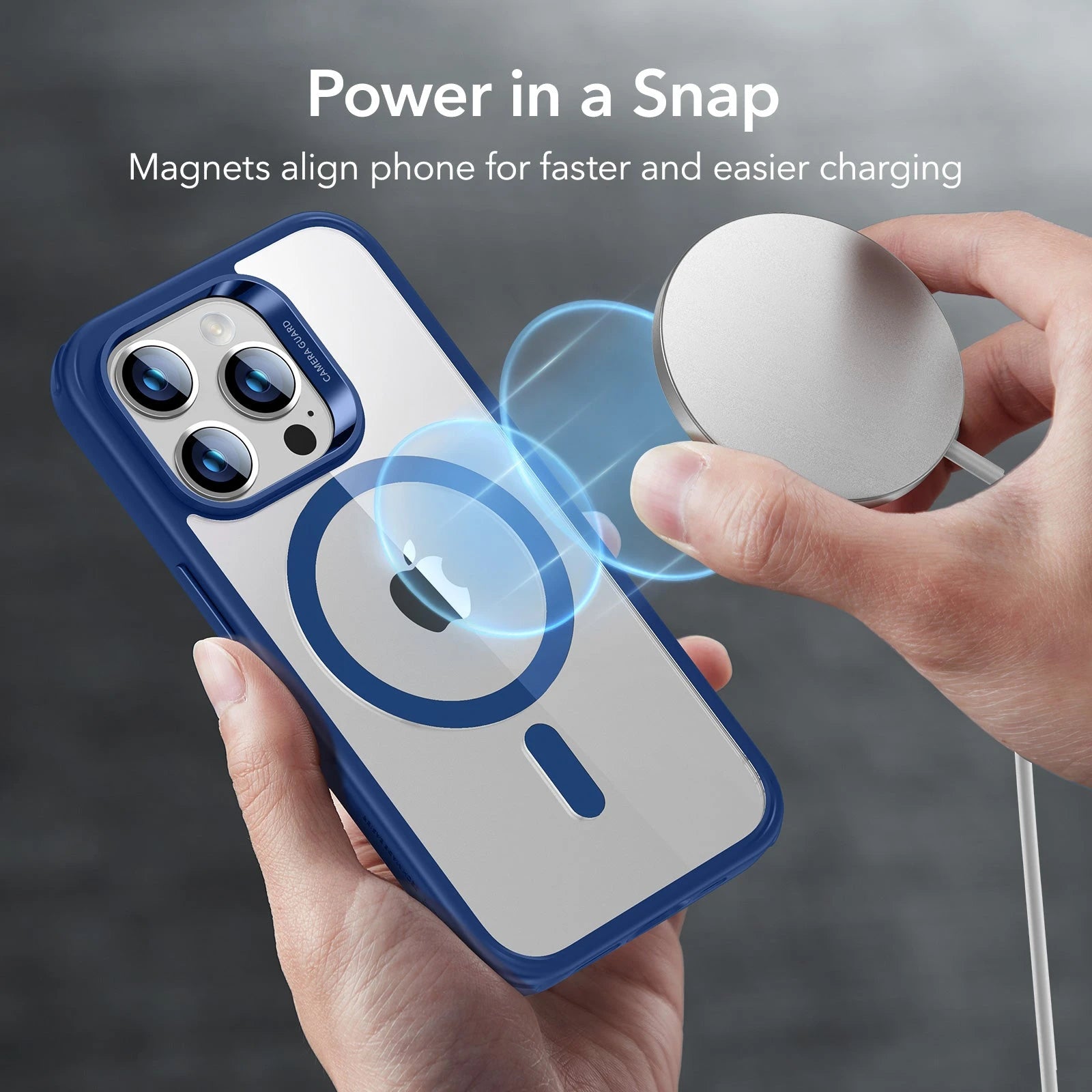 iPhone 14 Pro Max Classic Hybrid Case (HaloLock) - Clear Blue ESR ESR