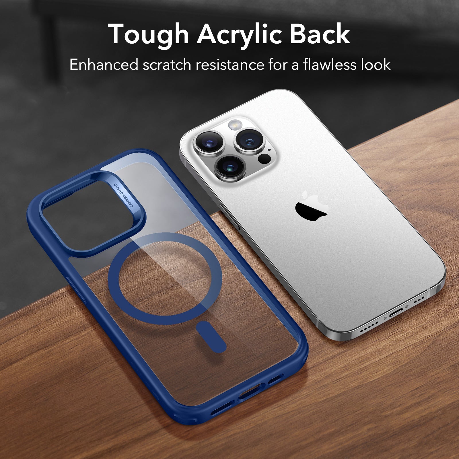 iPhone 14 Pro Max Classic Hybrid Case (HaloLock) - Clear Blue ESR ESR