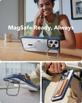 iPhone 14 Pro Max Classic Hybrid Case with Stash Stand (HaloLock) - Clear Blue ESR ESR