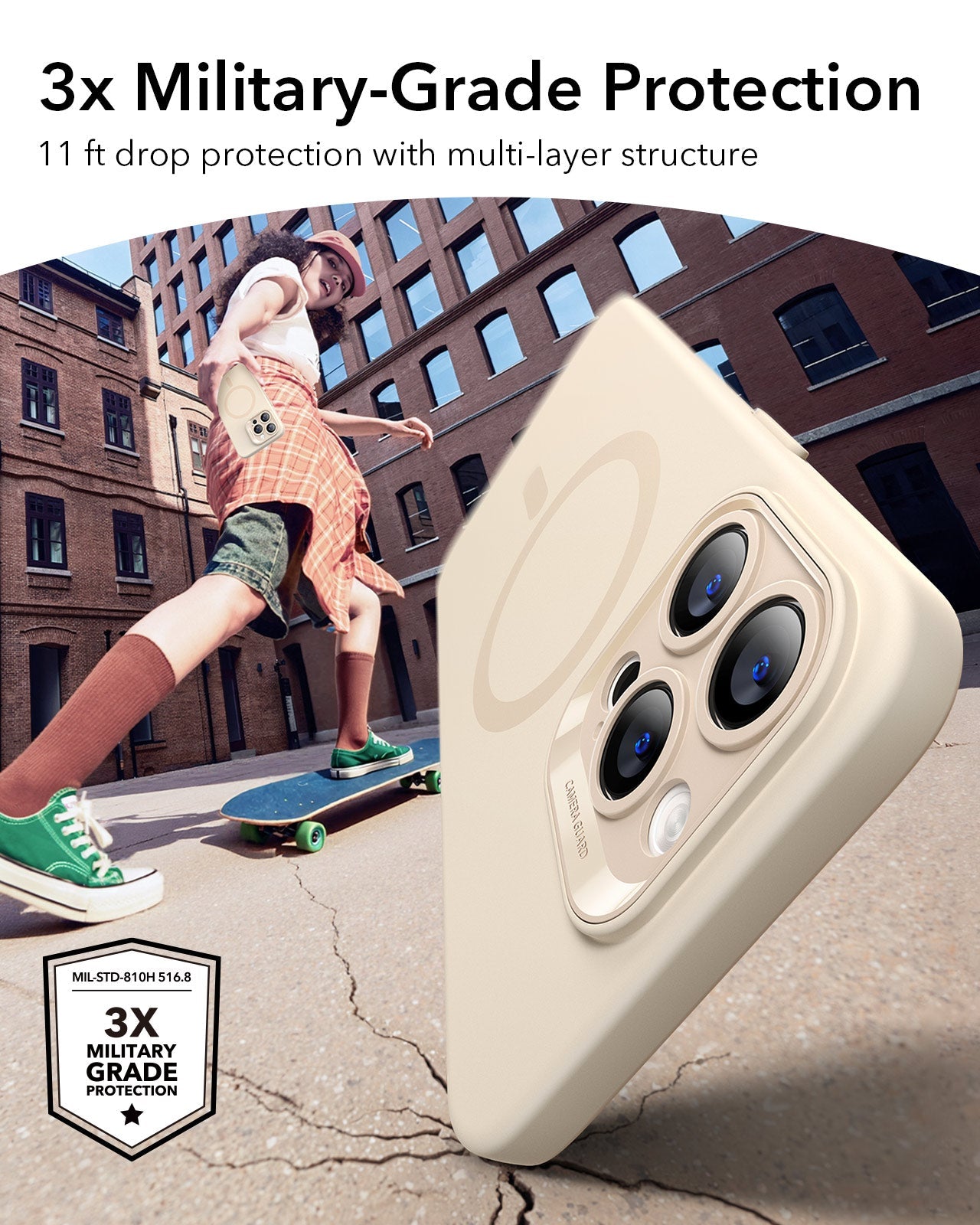 iPhone 14 Pro Max Cloud Soft Case (HaloLock) - Light Tan ESR ESR