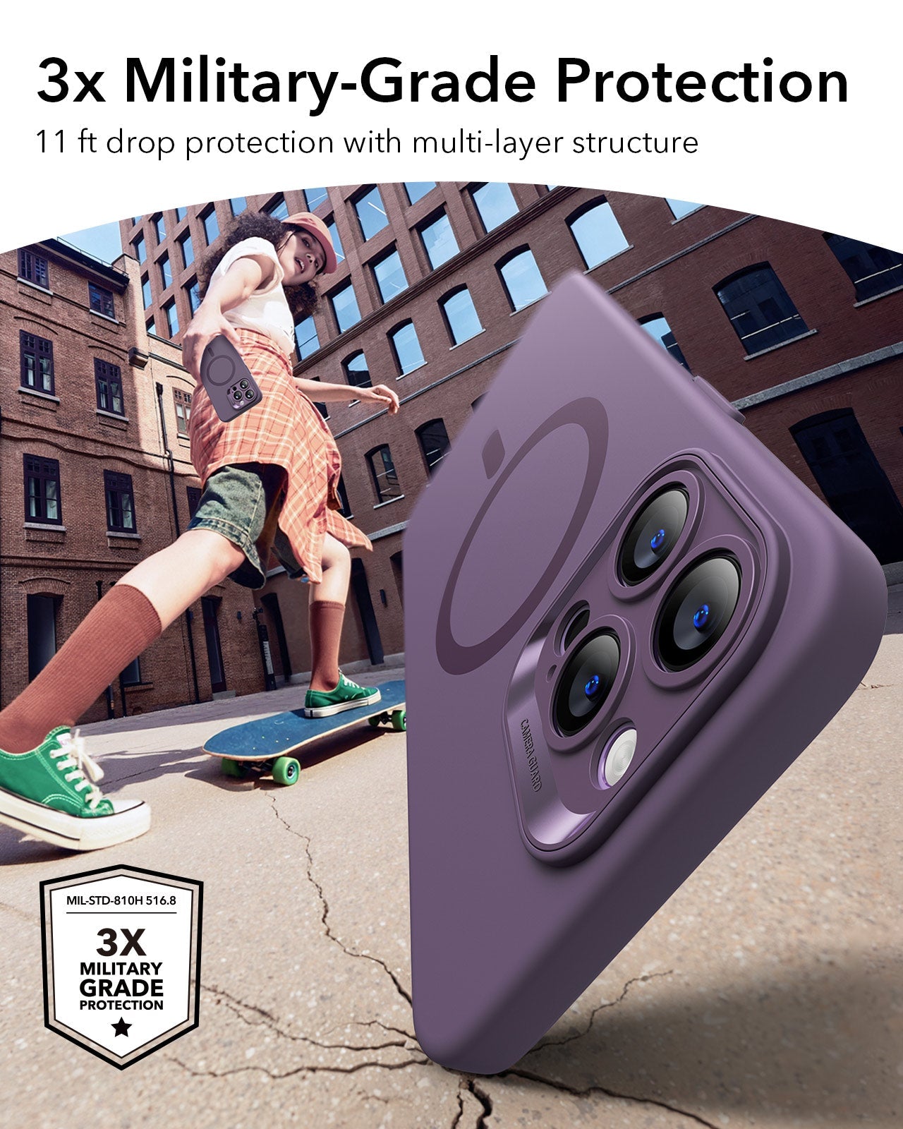 iPhone 14 Pro Max Cloud Soft Case (HaloLock) - Purple ESR ESR