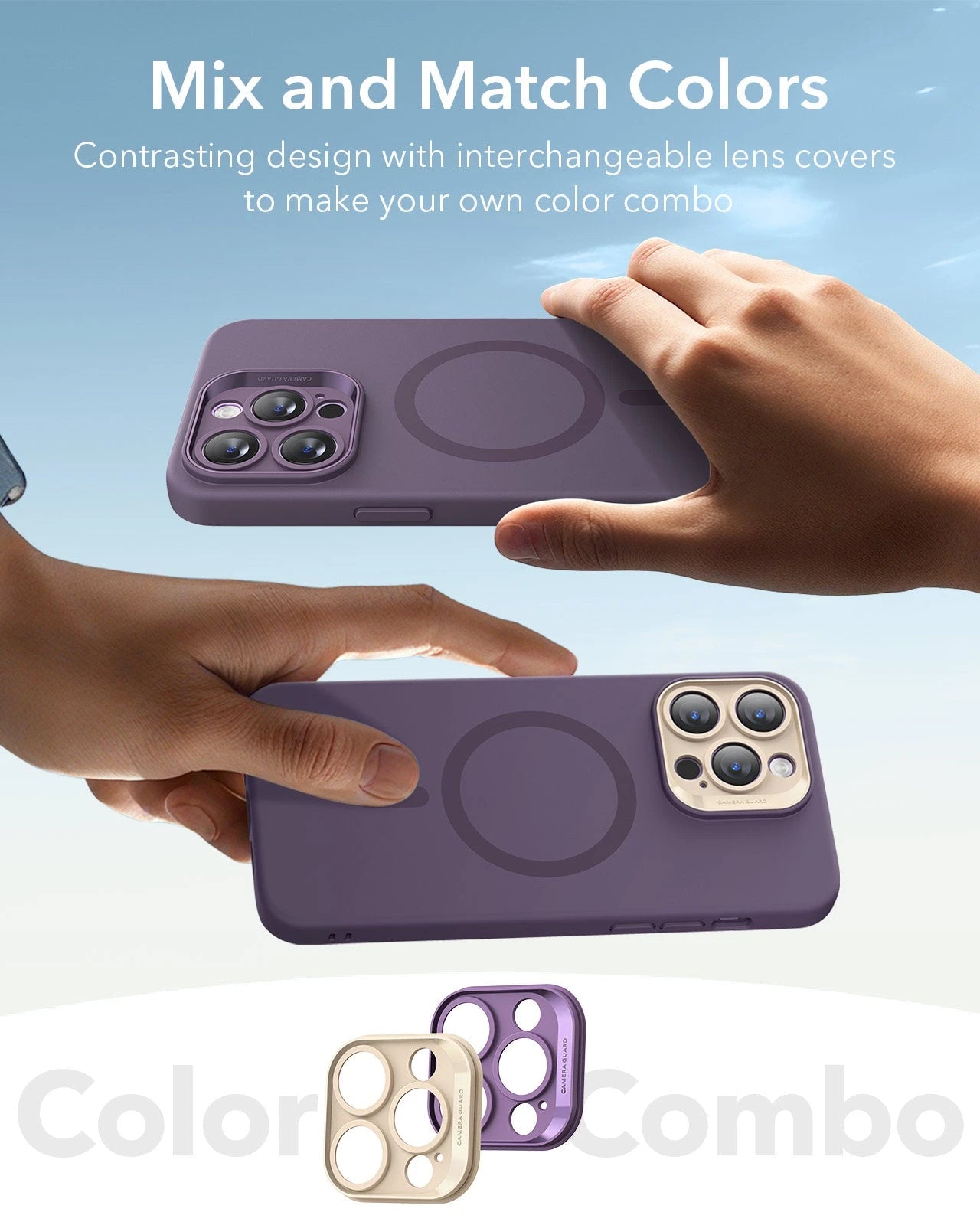 iPhone 14 Pro Max Cloud Soft Case (HaloLock) - Purple ESR ESR