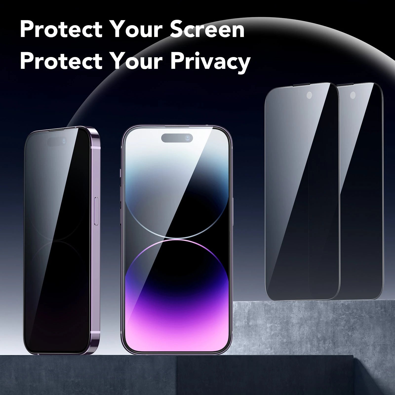 iPhone 14 Pro Max Tempered-Glass Privacy Screen Protector - 3 Pack ESR ESR