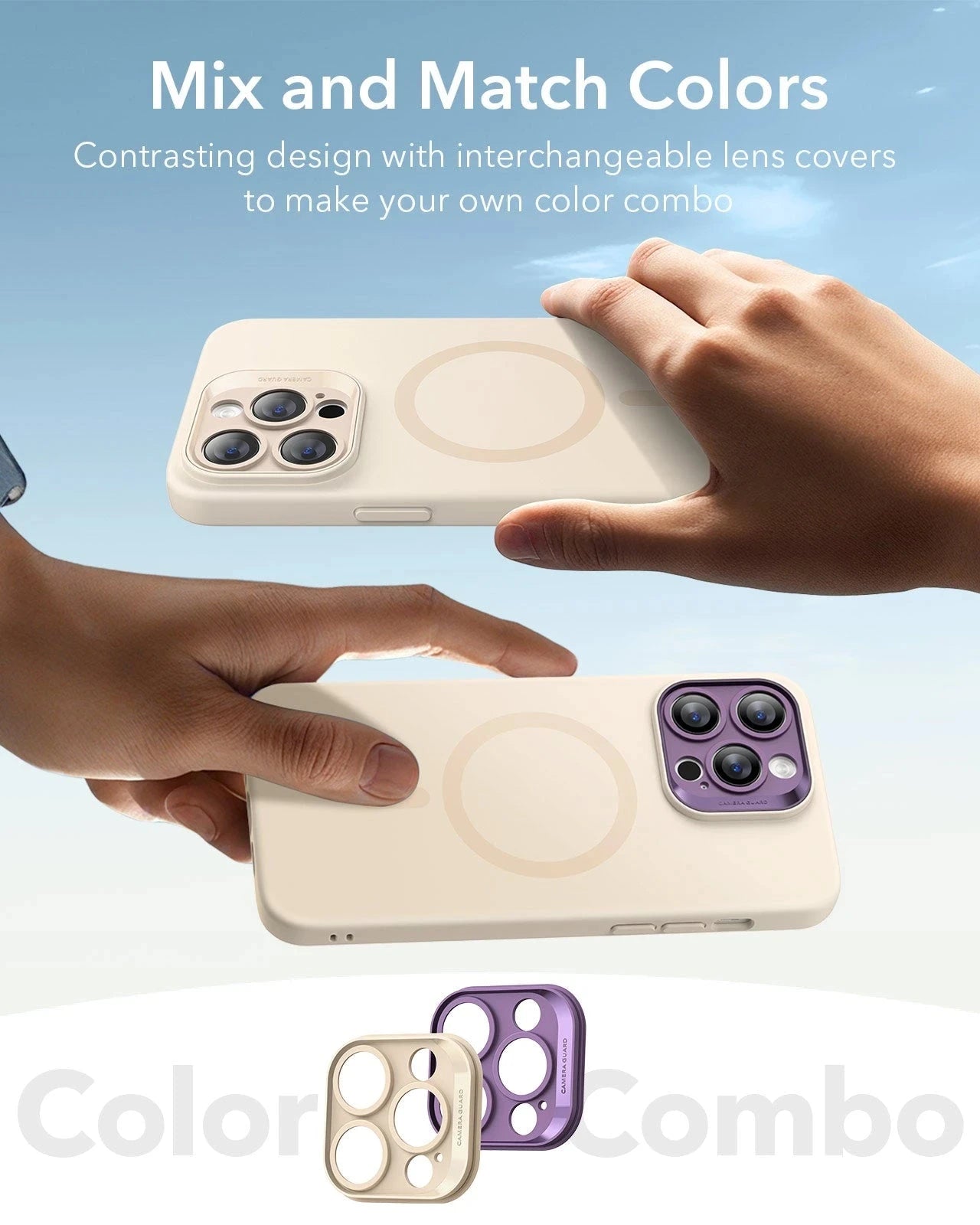 iPhone 14 Pro Cloud Soft Case (HaloLock) - Light Tan（复制） ESR ESR