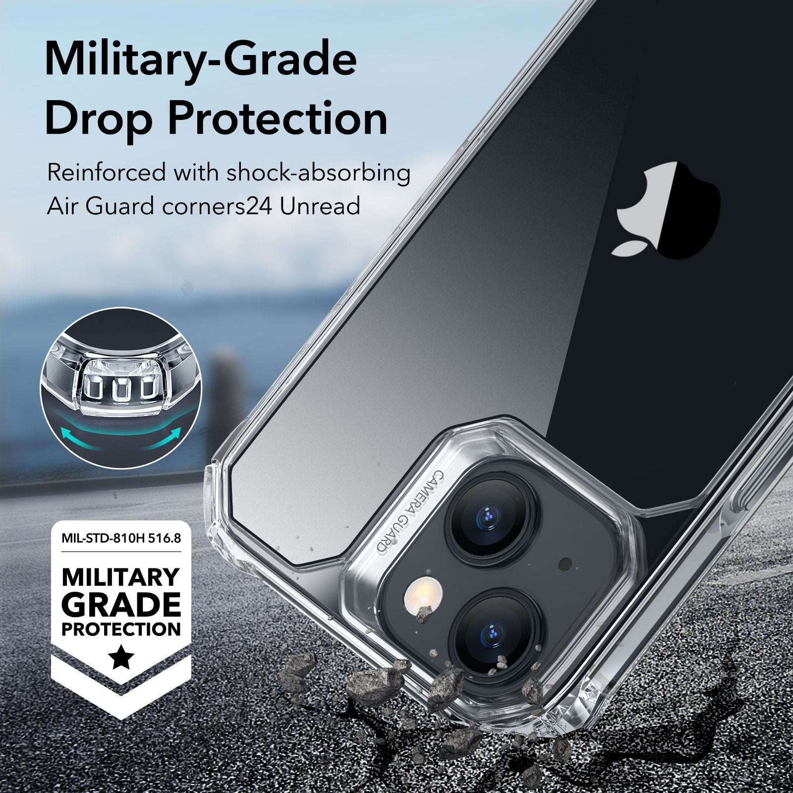 iPhone 15 Air Armor Clear Case - Clear ESR ESR