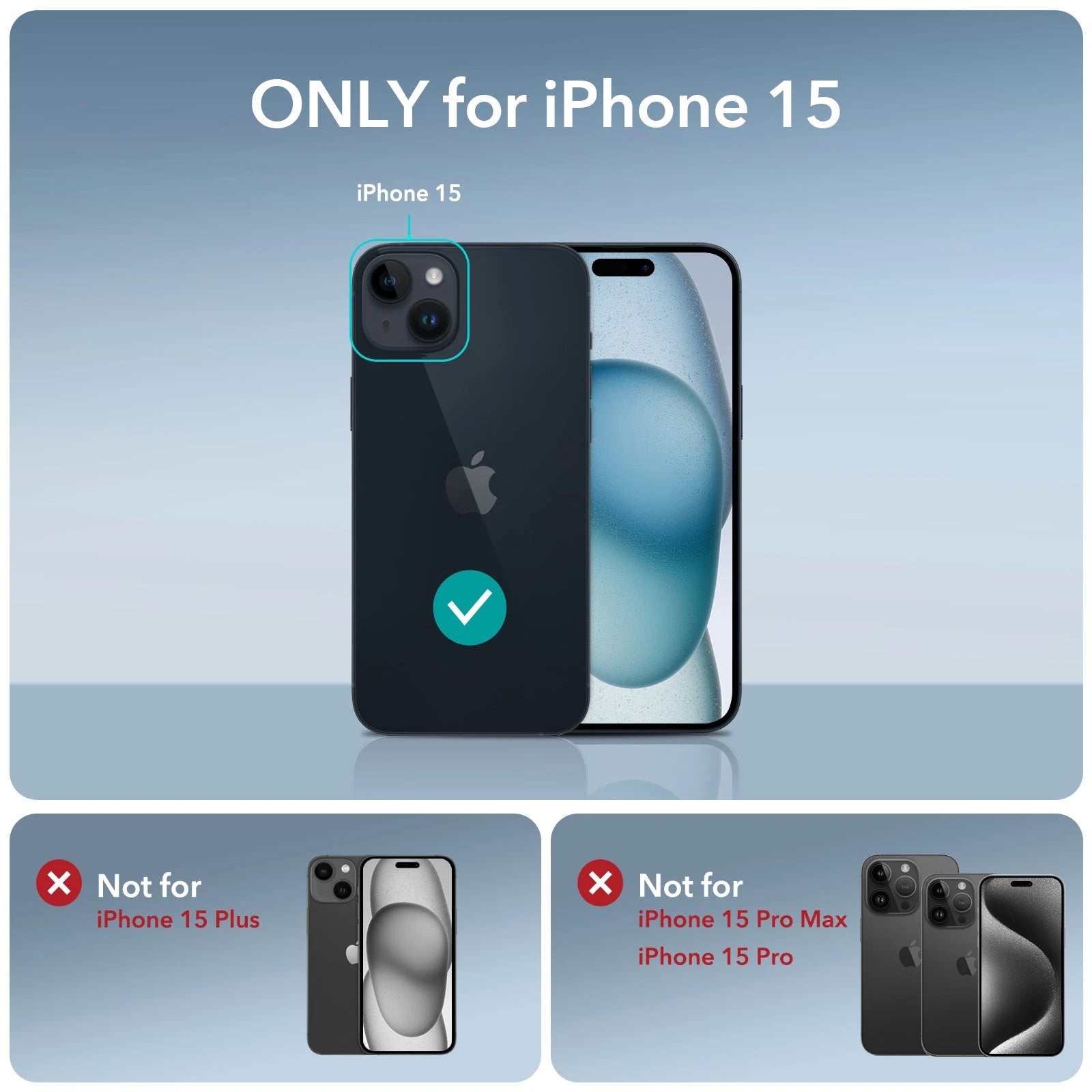 iPhone 15 Air Armor Clear Case - Clear ESR ESR