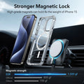 iPhone 15 Pro Air Armor Clear Case Set (HaloLock) - Clear Dark Blue ESR ESR