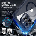 iPhone 15 Pro Armor Tough Case (HaloLock) - Clear Dark Blue ESR ESR