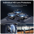 iPhone 15 Pro Armor Tough Case (HaloLock) - Clear Dark Blue ESR ESR