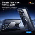 iPhone 15 Pro Boost Flickstand Case (HaloLock) - Clear Dark Blue ESR