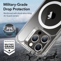 iPhone 15 Pro Max Air Armor Clear Case Set (HaloLock) - Clear Dark Blue ESR ESR