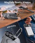 iPhone 15 Pro Max Cyber Tough Case with Stash Stand (HaloLock) - Gray ESR ESR