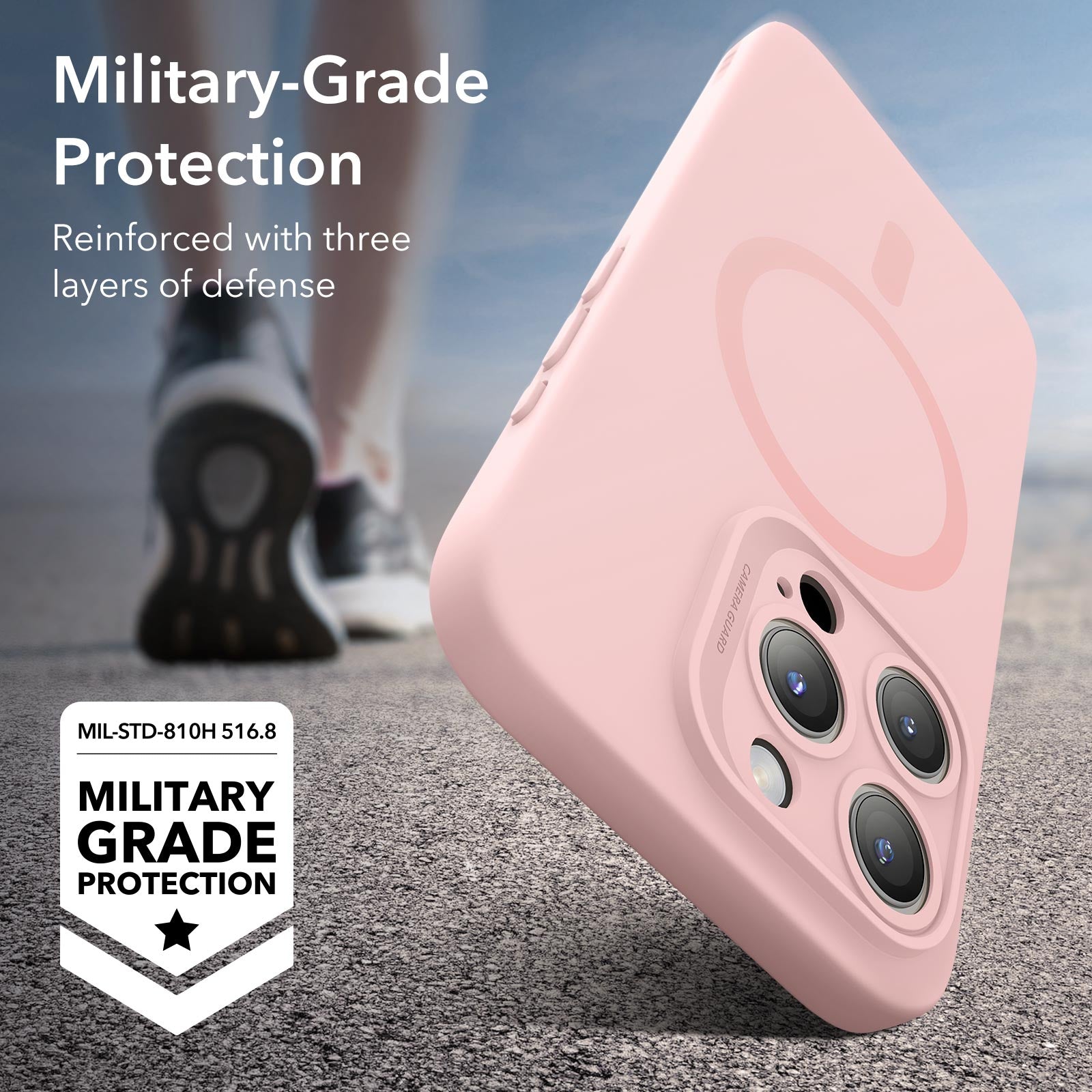 iPhone 15 Pro Cloud Soft Case (HaloLock) - Pink ESR ESR