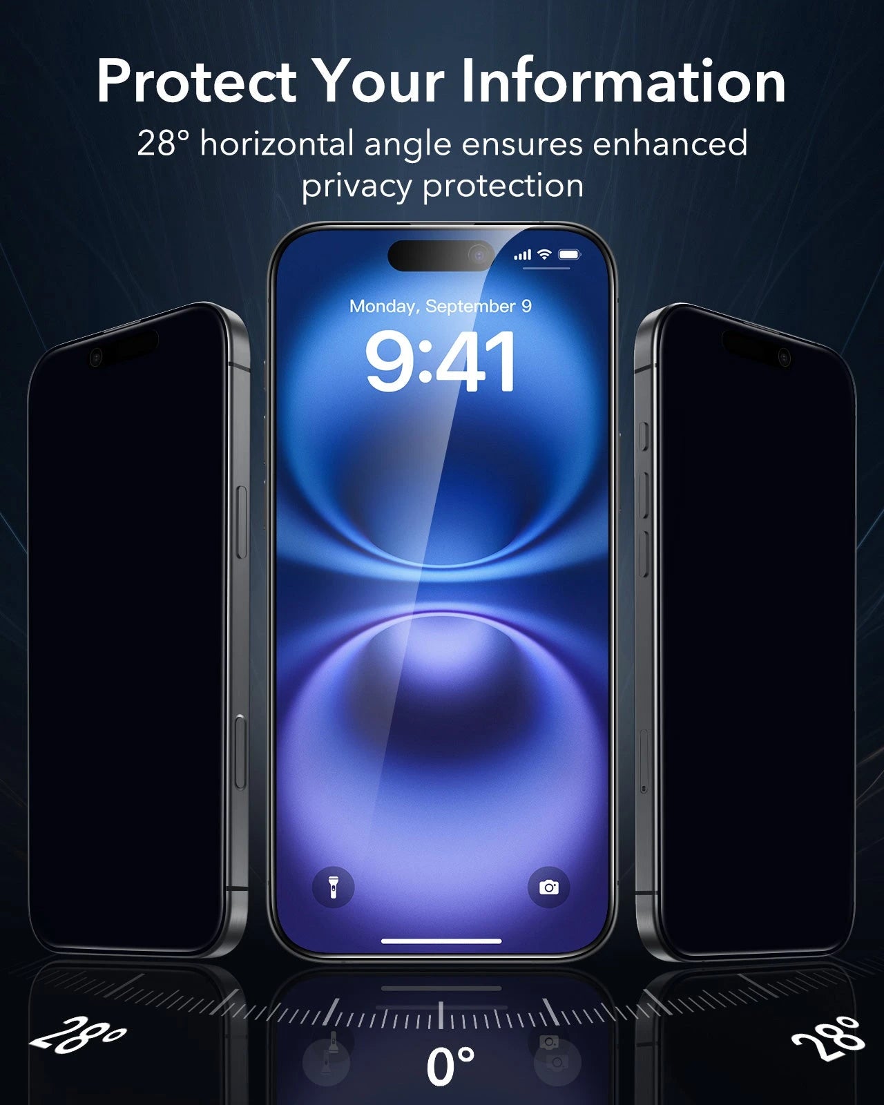 iPhone 16/15 UltraFit Armorite Privacy Screen Protector - 3 Pack ESR ESR