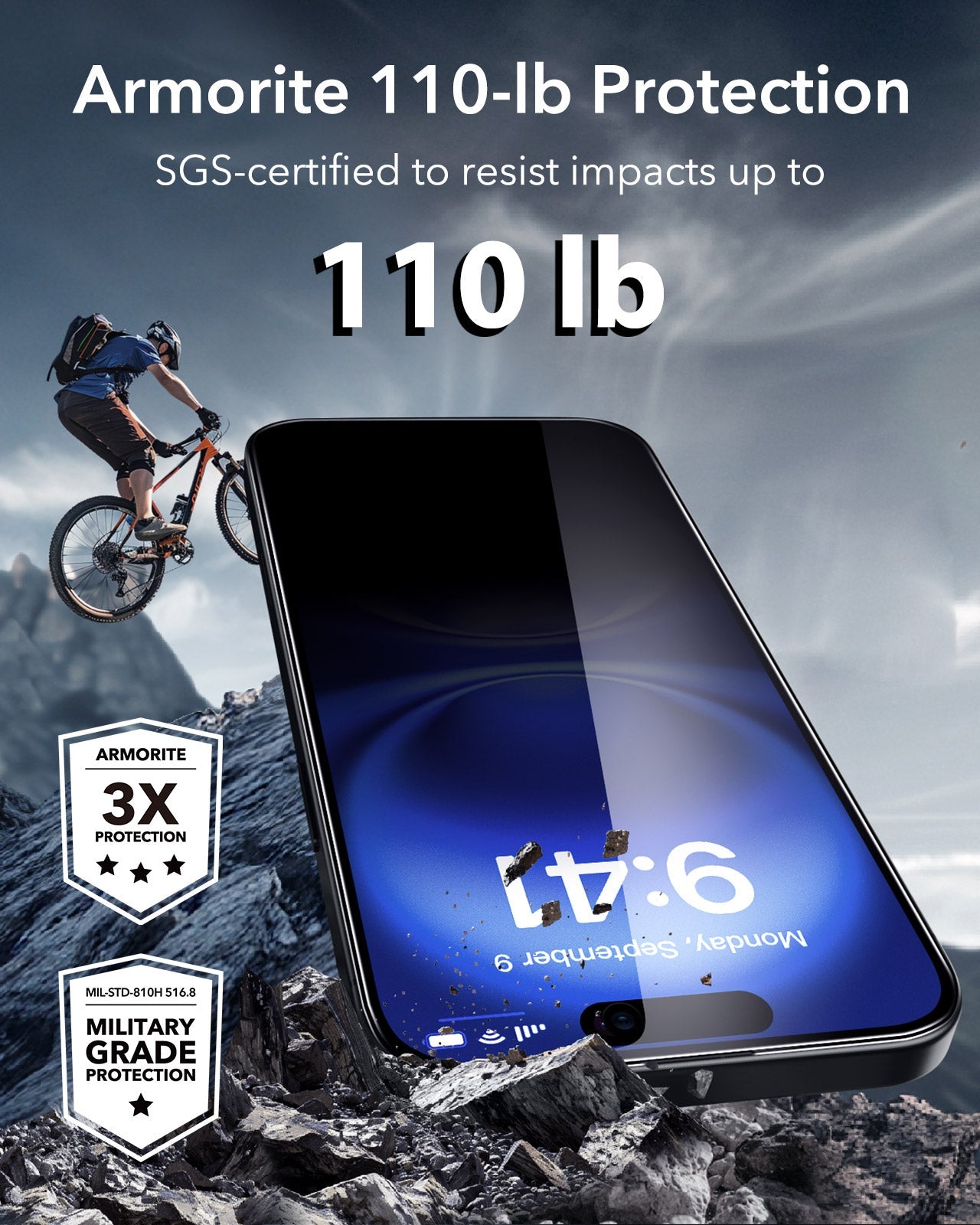 iPhone 16/15 UltraFit Armorite Privacy Screen Protector - 3 Pack ESR ESR