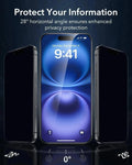 iPhone 16 Classic Hybrid Magnetic Case (Camera Control, Stash Stand) & Privacy Screen Protector Bundle - Clear ESR ESR