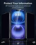 iPhone 16 Plus Classic Hybrid Magnetic Case (Camera Control, Stash Stand) & Privacy Screen Protector Bundle - Clear Black ESR ESR