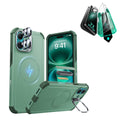 iPhone 16 Plus Cyber Tough Magnetic Case Protection Bundle (Camera Control, Stash Stand) - Light Green ESR ESR