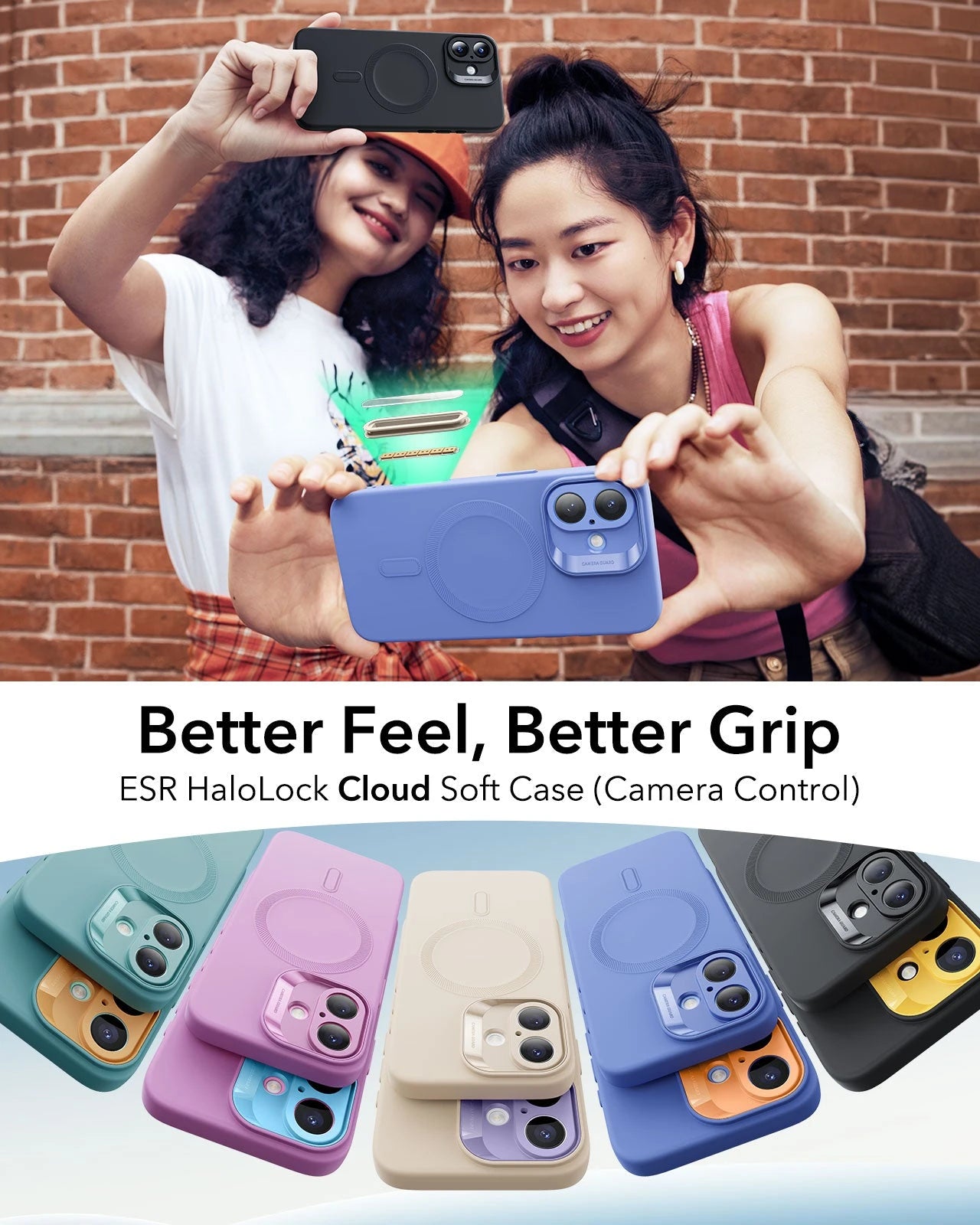 iPhone 16 Plus Cloud Soft Magnetic Case (Camera Control) - Ultramarine ESR ESR